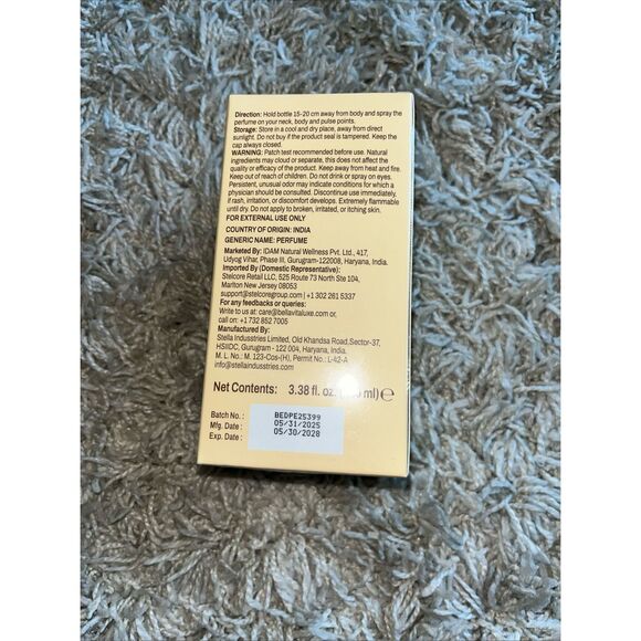 NIB BELLAVITA Gourmet Collection Vanilla EDP | Musk, Fruity Long Lasting Fragran - Picture 3 of 7